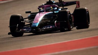 Franco Colapinto en los entrenamientos del GP de los Estados Unidos